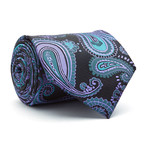 Handmade Tie // Blue Paisley