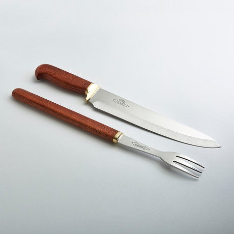 Chef Plus 10" Knife + Fork Set