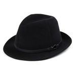 Beau Classic Fedora // Black (Medium)