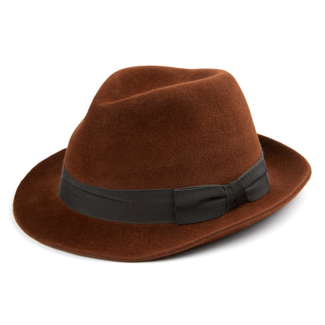 Carry Fedora // Chestnut (Medium)