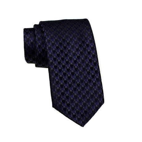 Houndstooth Tie // Navy + Black