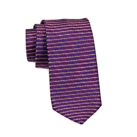 Classic Tie // Purple Stripe