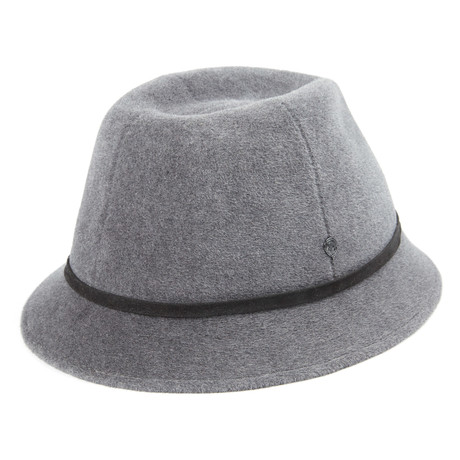 Duke Fedora // Steel Grey (Medium)