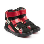 Aristocrat II High-Top Sneaker // Red + Black (US: 10)