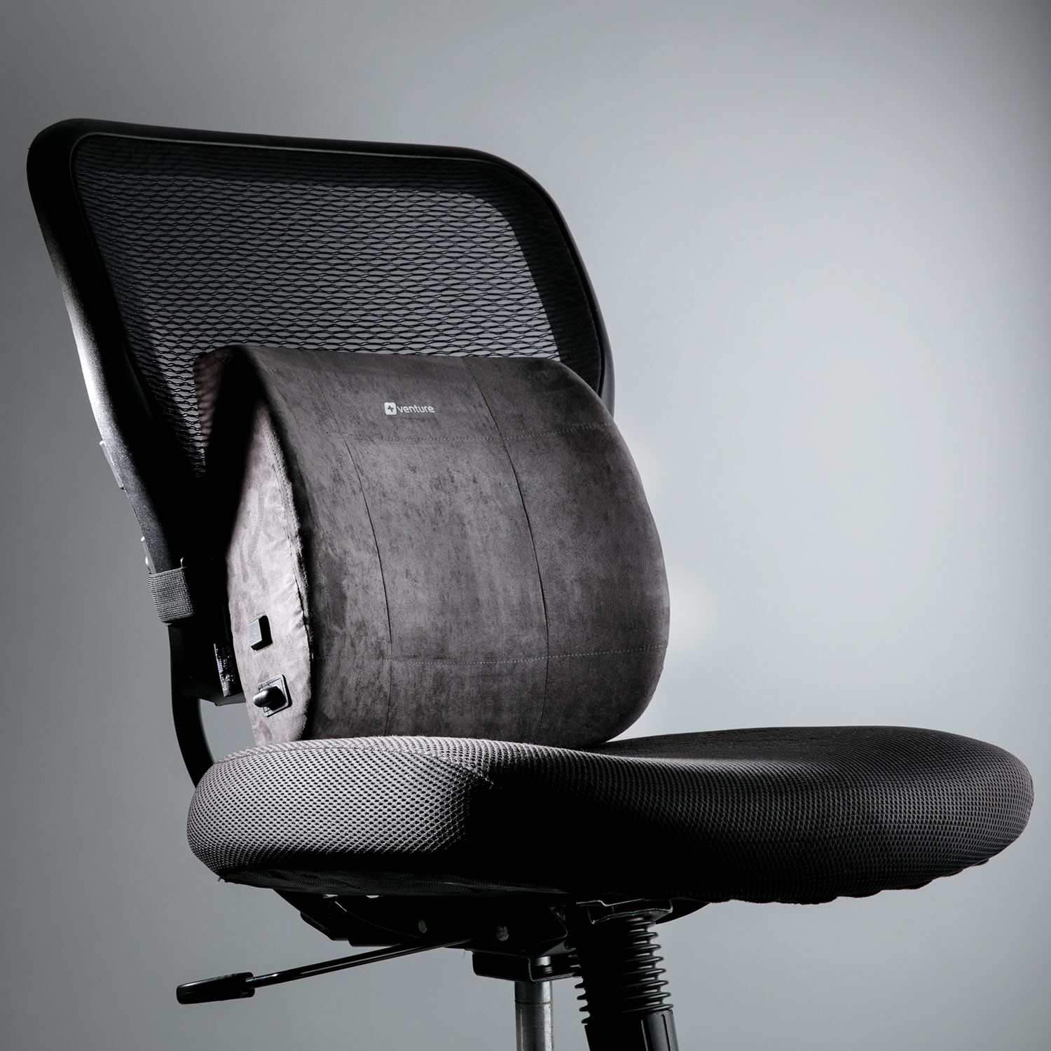 Heated Lumbar Support Cushion Black Ventureheat Touch Of Modern