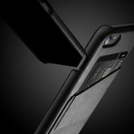 Leather Wallet Case // Black (iPhone 7/8 Plus)