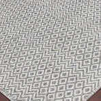 Bella Area Rug // Silver (4'L x 6'W)