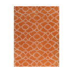 City Area Rug // Orange (2'L x 3'W)