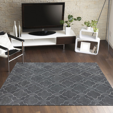 City Area Rug // Asphalt (2'L x 3'W)