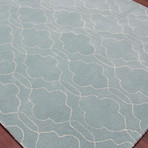 City Area Rug // Aqua Gray (8'6"L x 11'6"W)