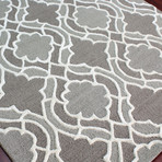 Glow Area Rug // Light Gray (2'L x 3'W)