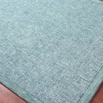 Idina Area Rug // Teal Gray (2'L x 3'W)