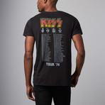 KISS Tour '74 T-Shirt  // Onyx (XL)