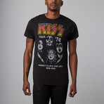 KISS Tour '74 T-Shirt  // Onyx (M)