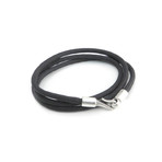 AMiGAZ // 3 Wrap Paracord Bracelet // Black (Small)