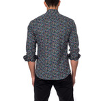 Kaleidoscope Button-Up Shirt // Multi (S)