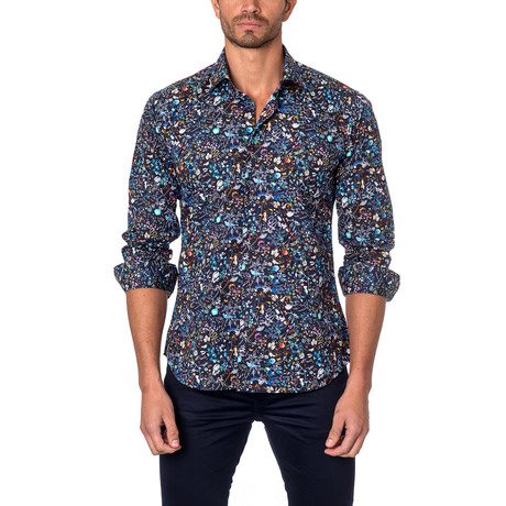 In the Brambles Button-Up Shirt // Black (S)