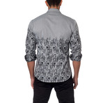 In the Crowd Button-Up Shirt // Grey (M)