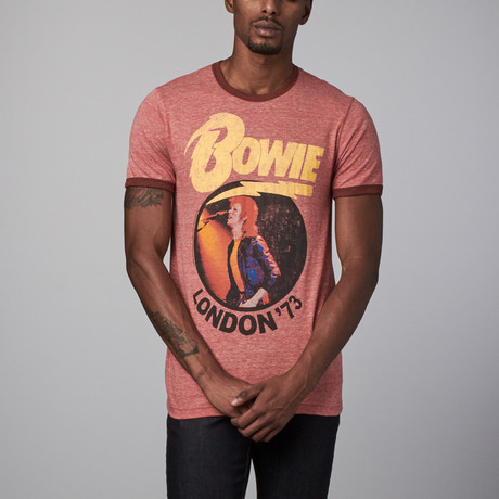 David Bowie London '73 T-Shirt  // Chili Red (XS)