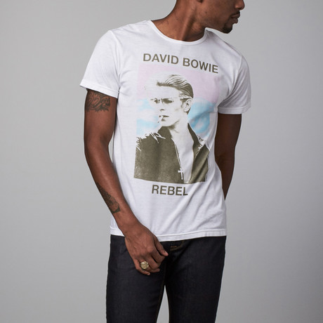 David Bowie Rebel T-Shirt  // White (XS)