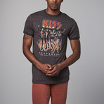 KISS Spirit Of '76 Tour T-Shirt // Charcoal + Onyx (L)