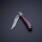 Single Blade Pocket Knife // Indian Rosewood Handle