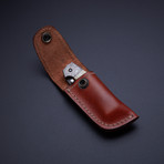 Single Blade Pocket Knife // 3.5" (Bone Handle + Brass Liner)