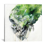 Green Skull (18"W x 18"H x 0.75"D)