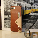 Minimalist Series iPhone Case // Brown (iPhone 7)