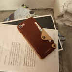 Minimalist Series iPhone Case // Brown (iPhone 7)