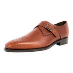 Anthony Veer // SFO Medallion Monk Strap // Crust Tan (US: 14)