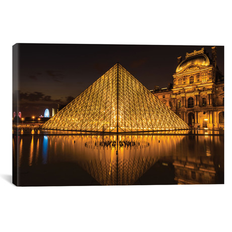 The Louvre, Paris // Anders Jorulf (18"W x 26"H x 0.75"D)
