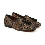 Slip-on Fashion Dress Shoe // Black + Beige (US: 12)