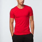 Versace // Crew Neck T-Shirt // Red (2XL)
