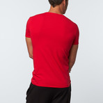 Versace // V-Neck T-Shirt // Red (2XL)