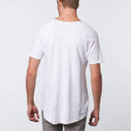 Santorini Short-Sleeve Henley // White (2XL)