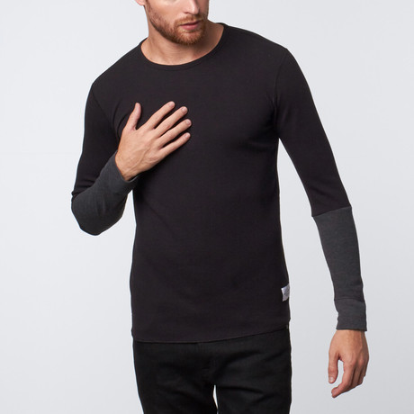 Killer Instinct Long-Sleeve T-Shirt // Black + Charcoal (S)