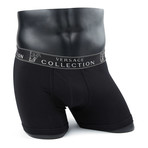 Versace // Knit Boxer Brief // Black (XL)