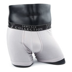 Versace // Knit Boxer Brief // Grey (2XL)