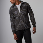 Nothin but Net // Camo Flight Jacket // Grey Camo (L)