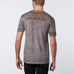 American Rebel LA Graphic T-Shirt // Grey (S)