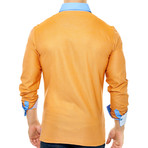Long-Sleeve Polo // Orange (XS)