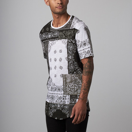 Reason // Legacy Paisley Tee // Black + White (XS)