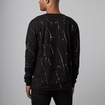 Reason // Kingston Destroyed Long-Sleeve Tee // Black (M)