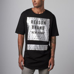 Reason Brand Geogrid Tee // Black (XS)