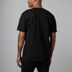 Reason // Hamilton Destroyed Tee // Black (XS)