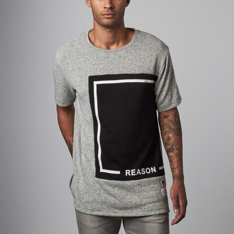 Reason Box Side Zip Tee // Heather (XS)