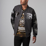 King Cobra Varsity // Black + Grey (S)