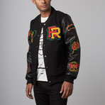 Reason // King Cobra Varsity // Red + Green (2XL)