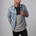 Reason // Del Ray Denim Jacket // Blue (2XL)
